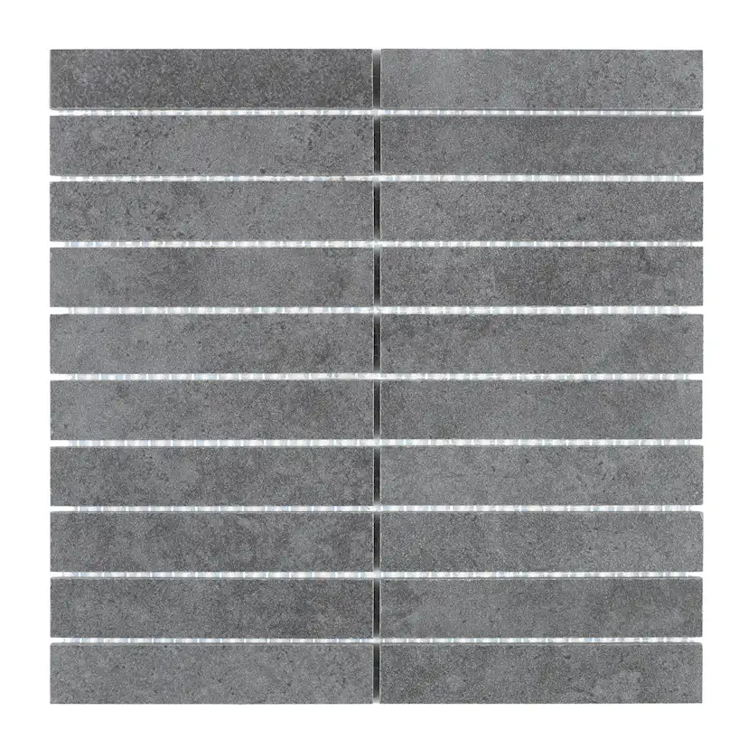 Mosaik Arredo SunStone Svart Mosaic 3x15 cm