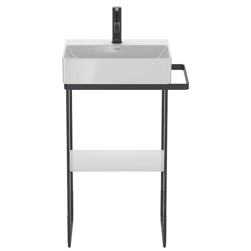 Tvättställ DuraSquare 450 mm, vägghängt BxD: 450x350 mm