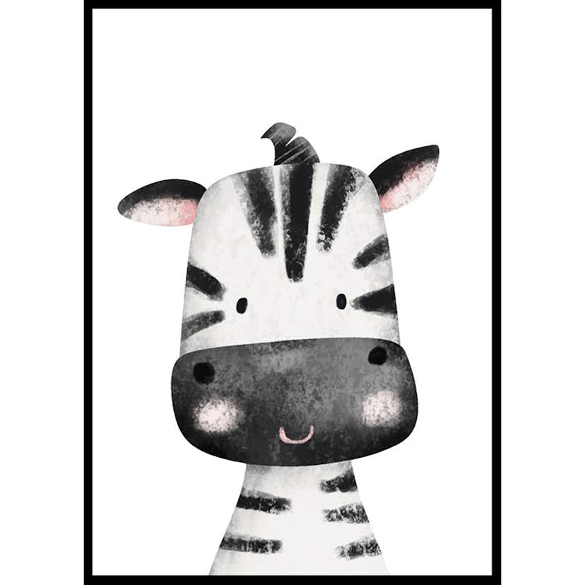 Poster Gallerix Zebra Portrait