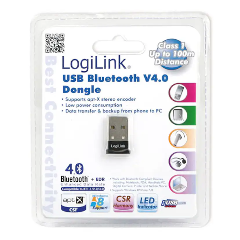 USB-adapter LogiLink Bluetooth 4.0 100m