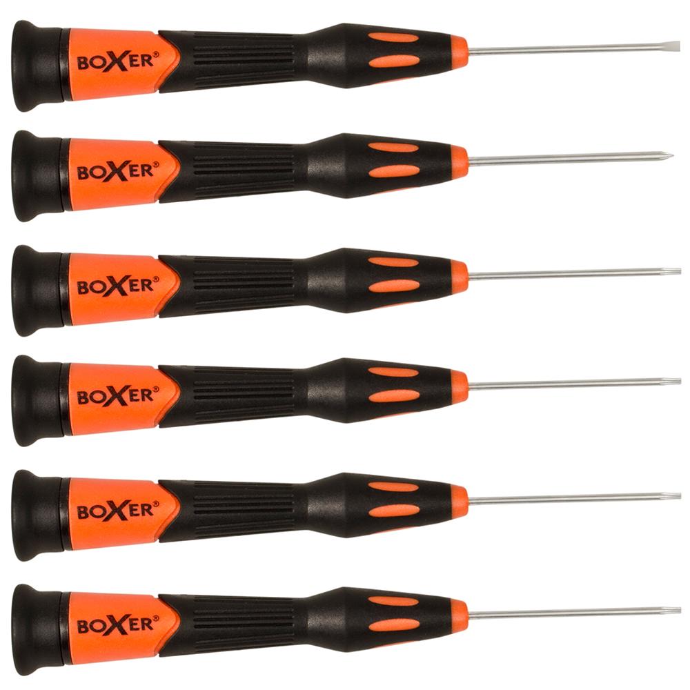 Precisions-skruvdragarsats Boxer 6-delar