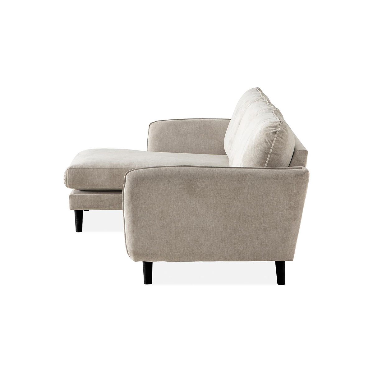 Trend Lyx 3-sits Divansoffa Vänster Svarta ben