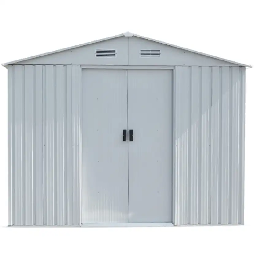 Redskapsbod Metalcraft 5,3m² Förråd med Bas Vit