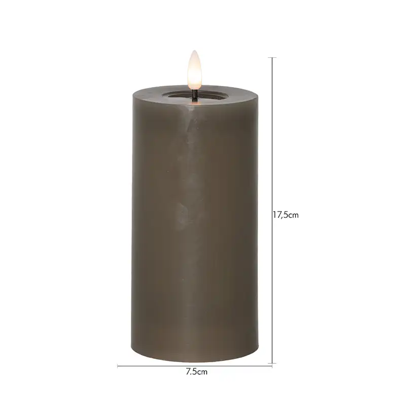 LED-Blockljus Star Trading Flamme Flow 17,5 cm