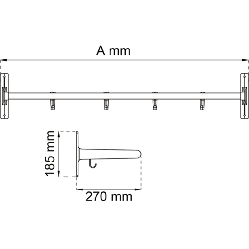 Hatthylla Habo Elegant 100 cm