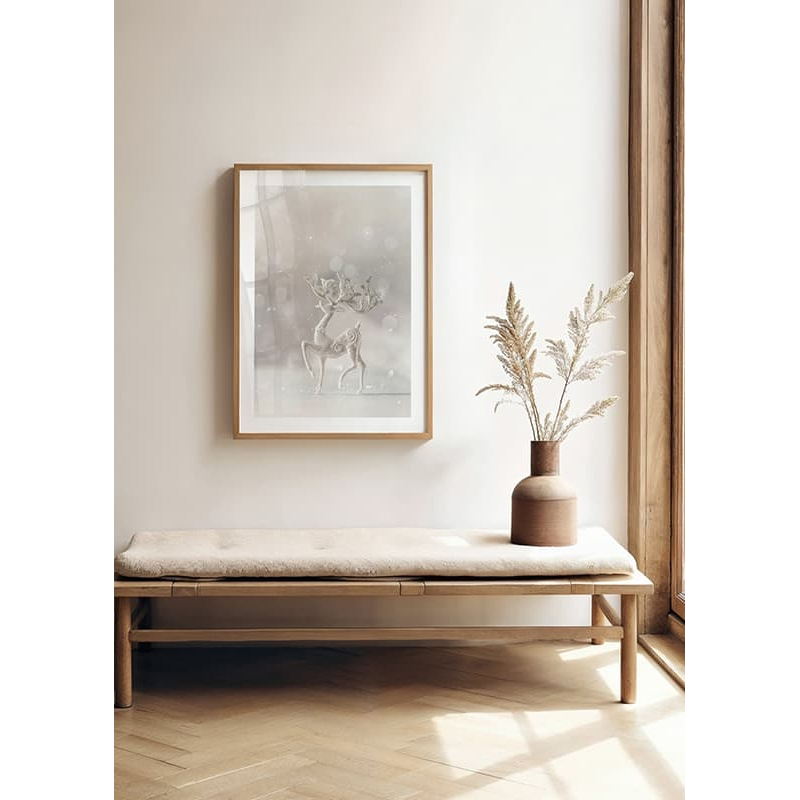 Poster Gallerix Winter Deer Decoration