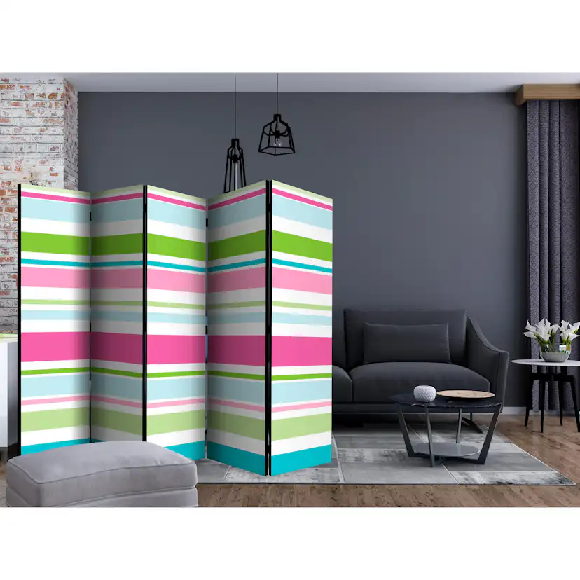 Rumsavdelare Arkiio Bright Stripes II 225x172 cm