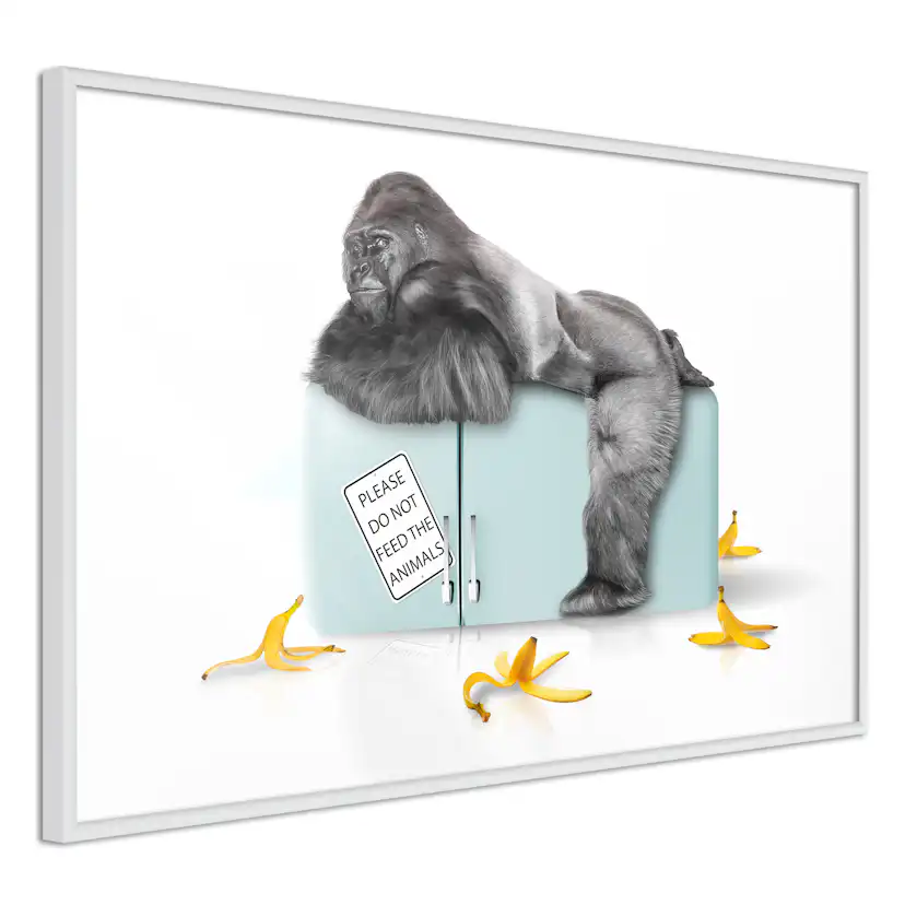 Poster Artgeist Affisch Hungry Gorilla