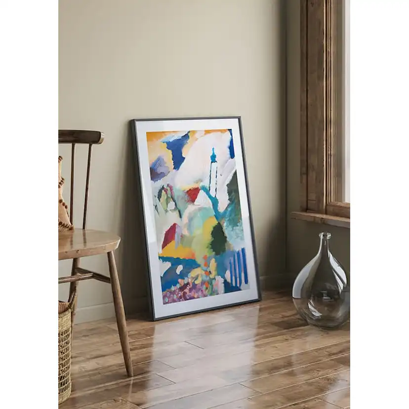 Poster Gallerix Murnaus Mit Kirche By Wassily Kandinsky