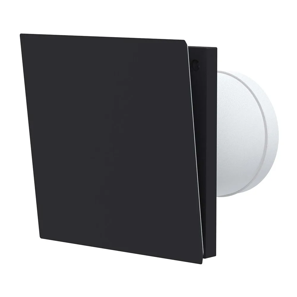 Väggventil Fresh TL-D Svart Invändig 160x160x135 mm