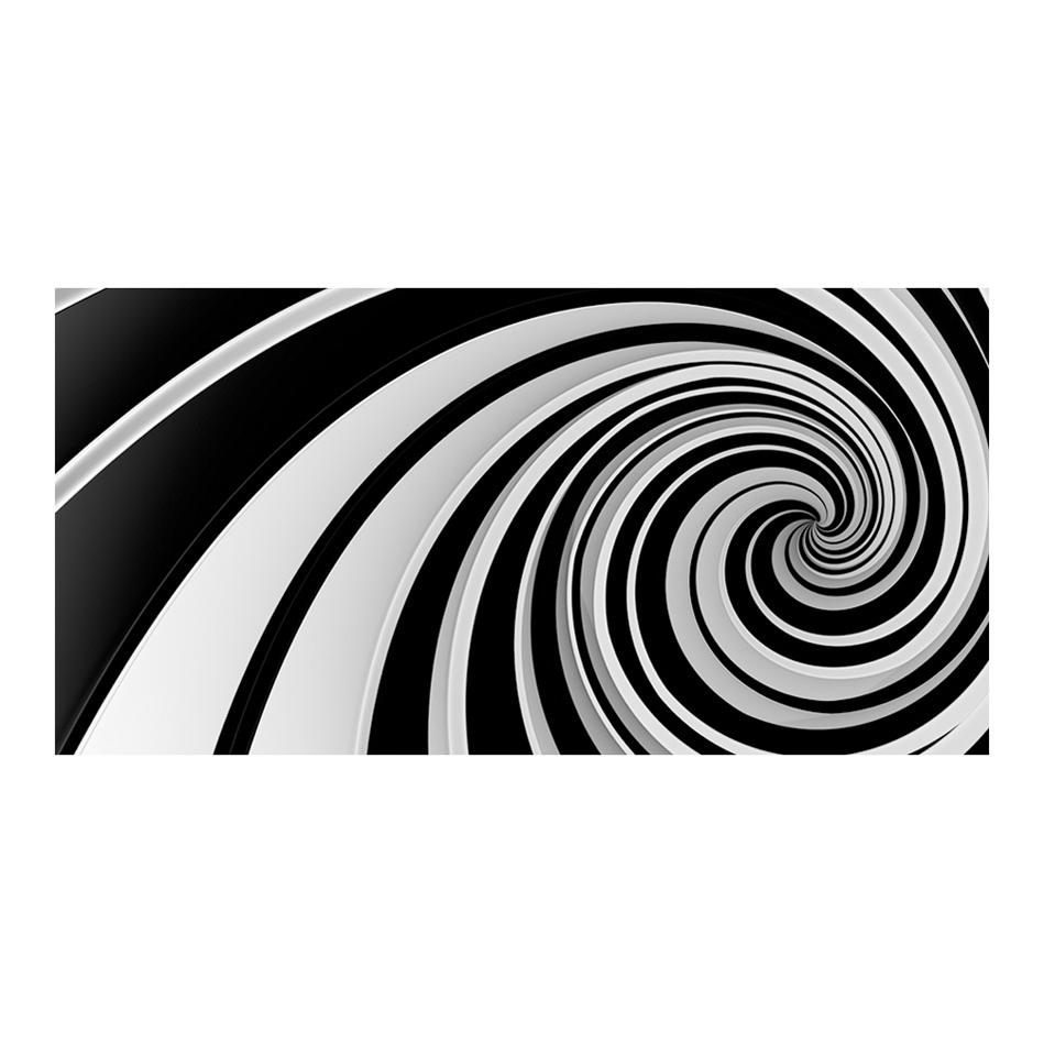 Fototapet XXL Arkiio Black and white swirl 550x270 cm