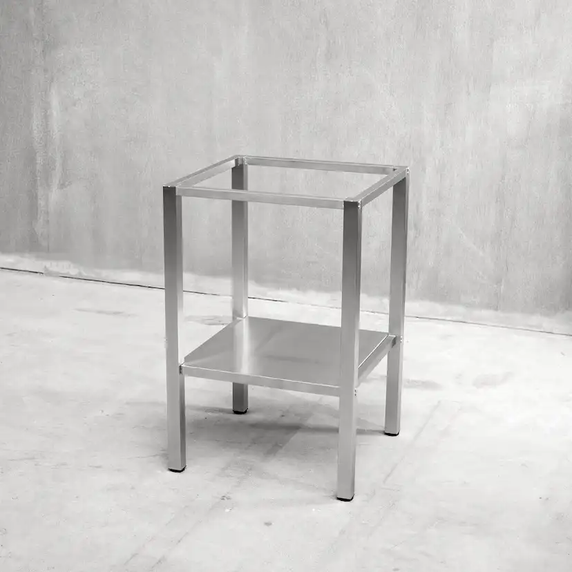 Bänkstativ Vilan Stainless Rostfri Variant Stativ med Underhylla