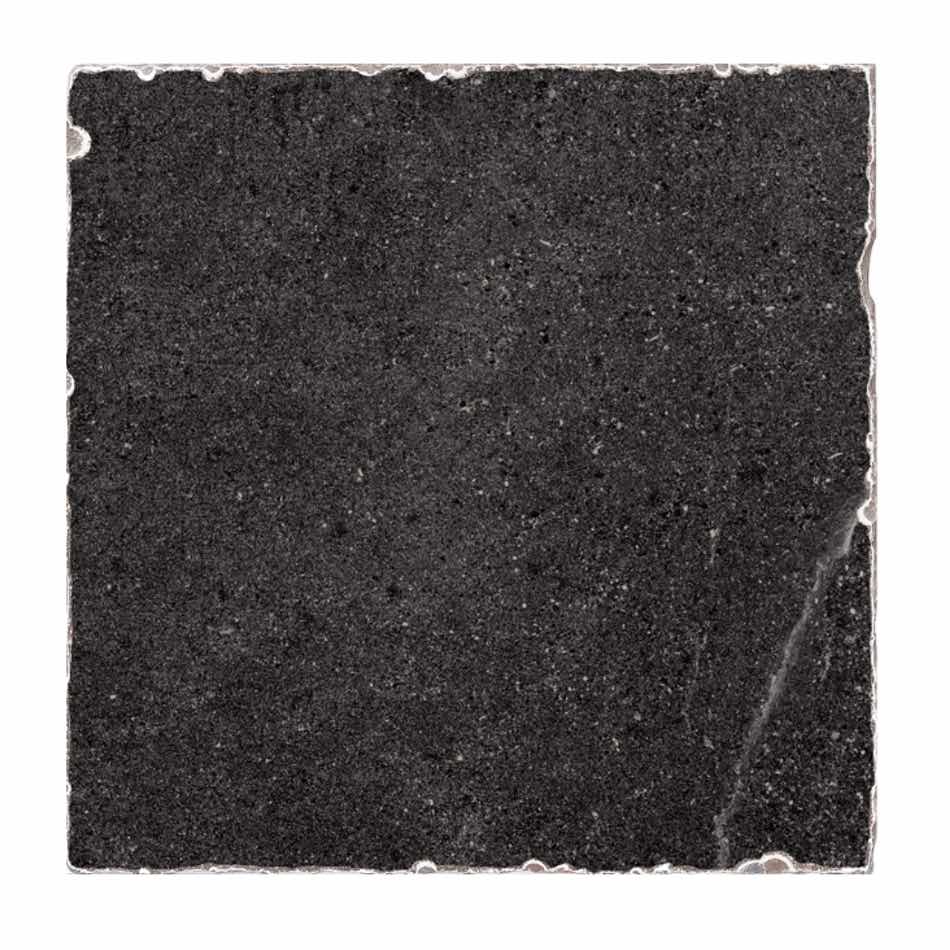 Klinker Konradssons Lava Tumbled Nero Svart 20x20 cm