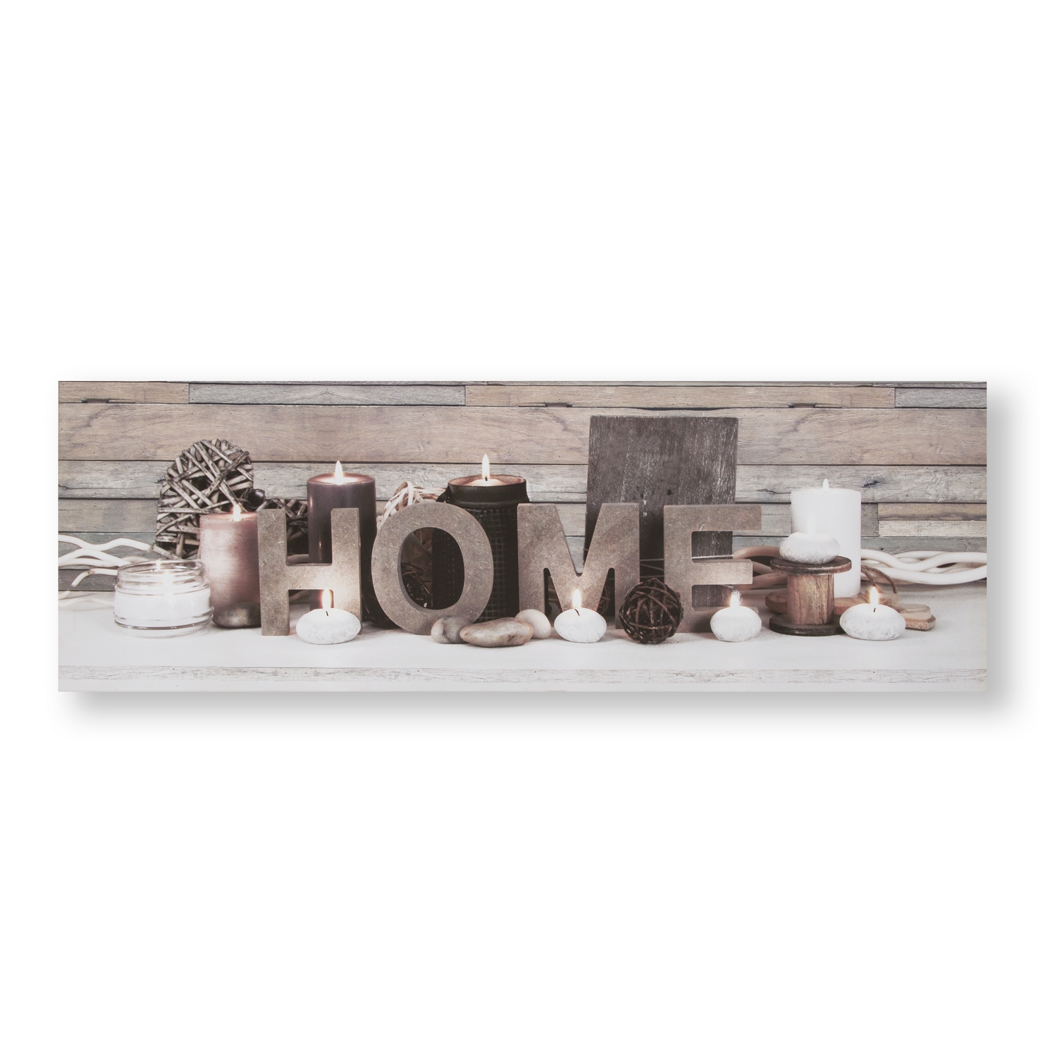 Tavla Art for the Home LED Home Beige