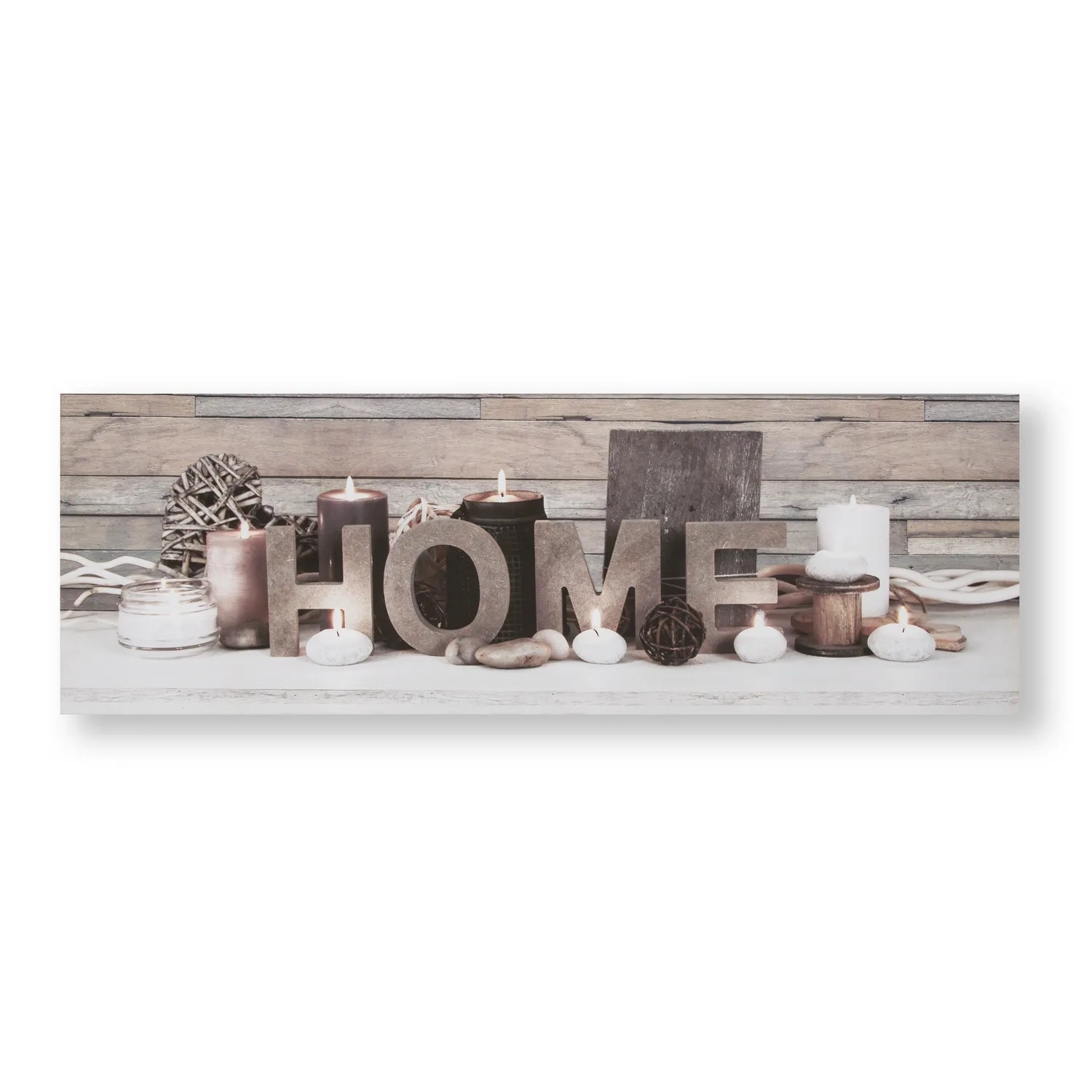 Tavla Art for the Home LED Home Beige