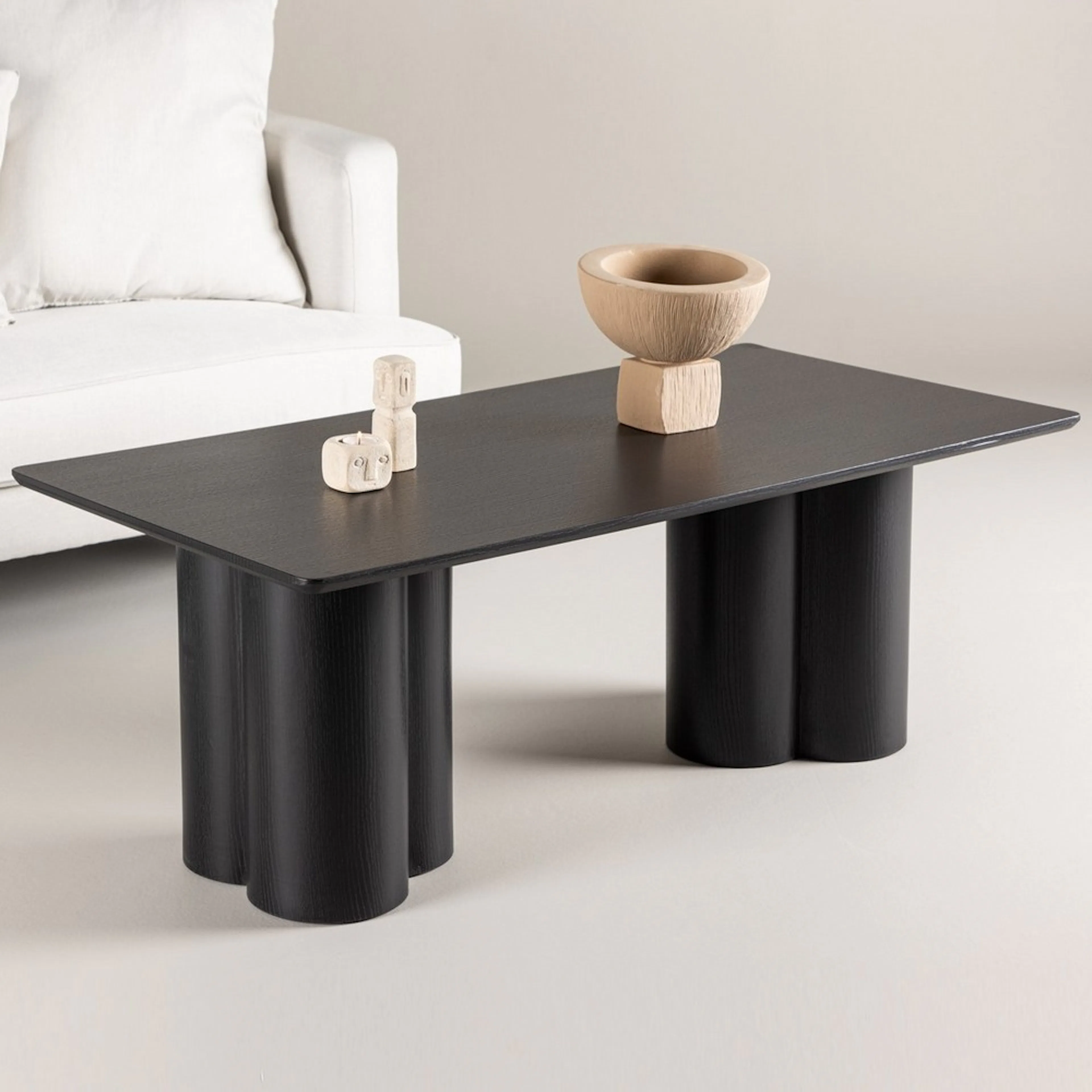 Olivia Sofa Table 60x120 cm - Black / Svart