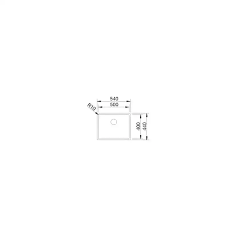 BLANCO CLARON 500-U INFINO Undermontage