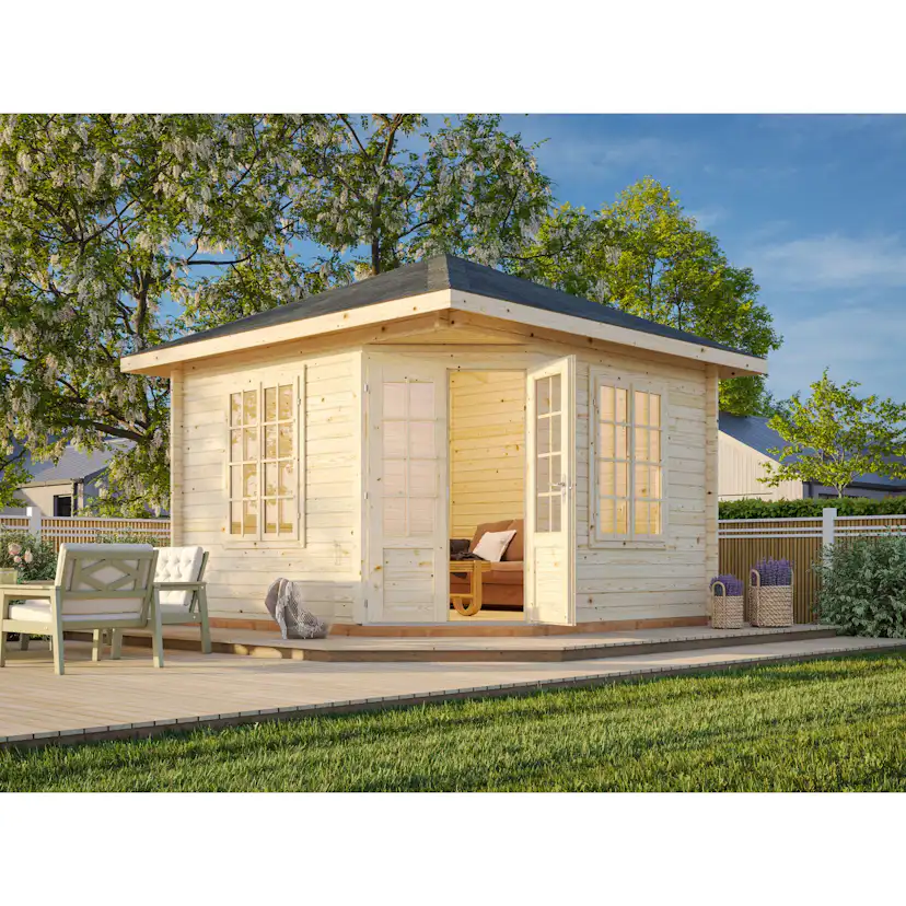 Melanie 9,6 m2 Impregnerad transparent