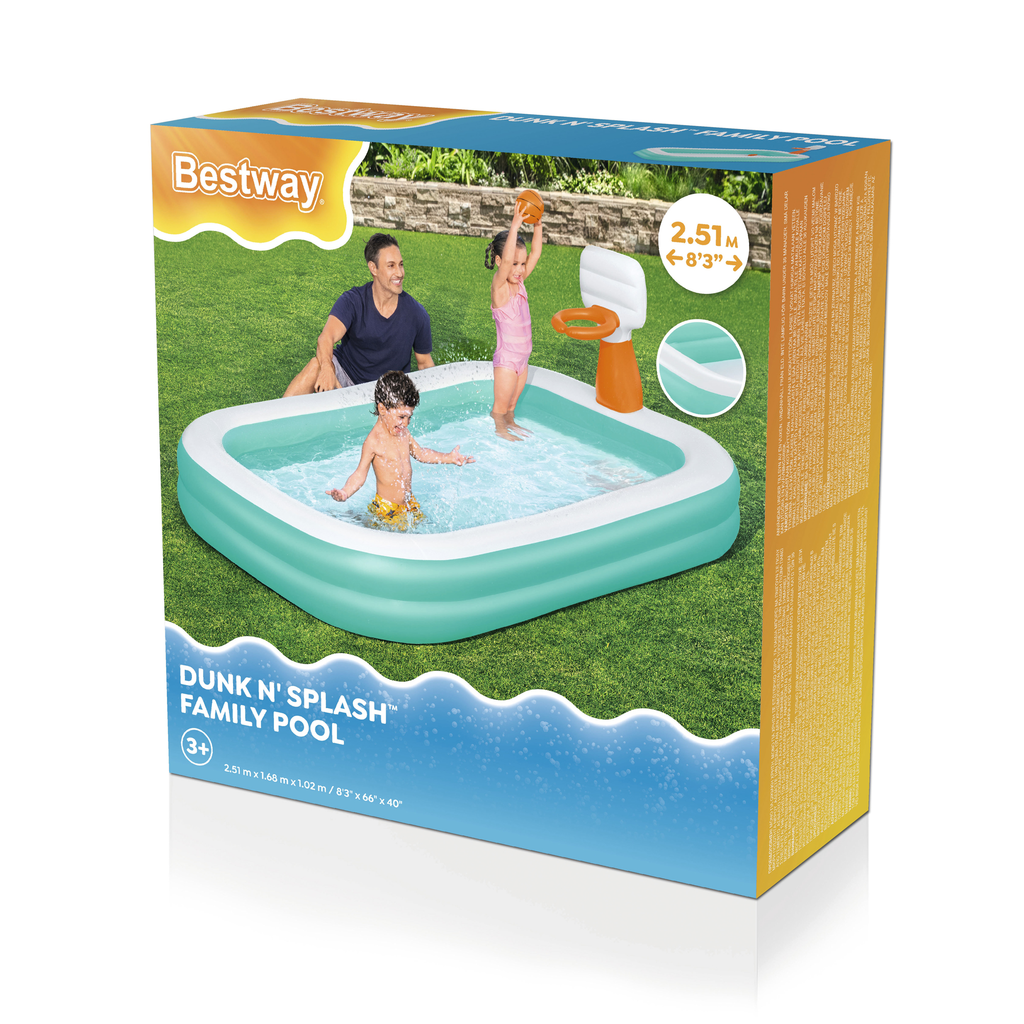 Familjepool Bestway Dunk n Splash