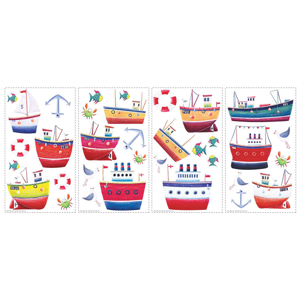 Väggdekor RoomMates Ship Shape