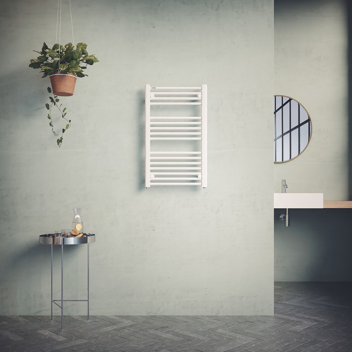 Sofiero Cv Vit, 790x480/439mm/ 313/163w BxH: 480x790 mm. Vatten & El. Vit