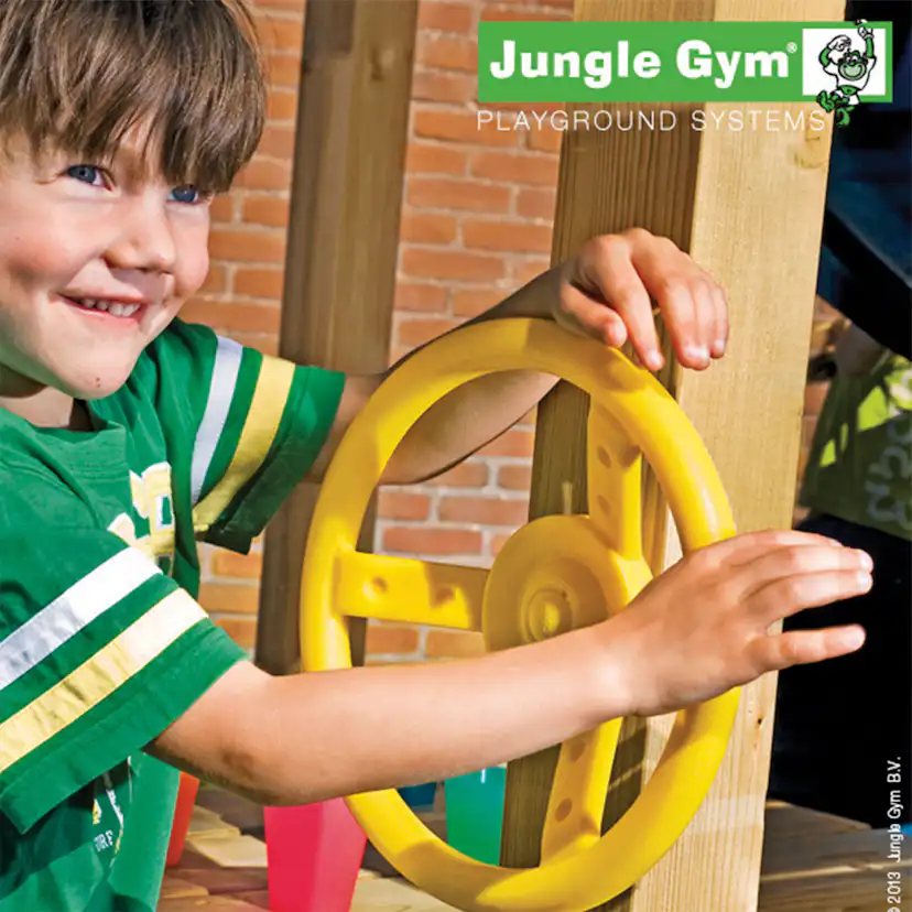 Lekplatsredskap Jungle Gym Ratt till Lektorn Gul