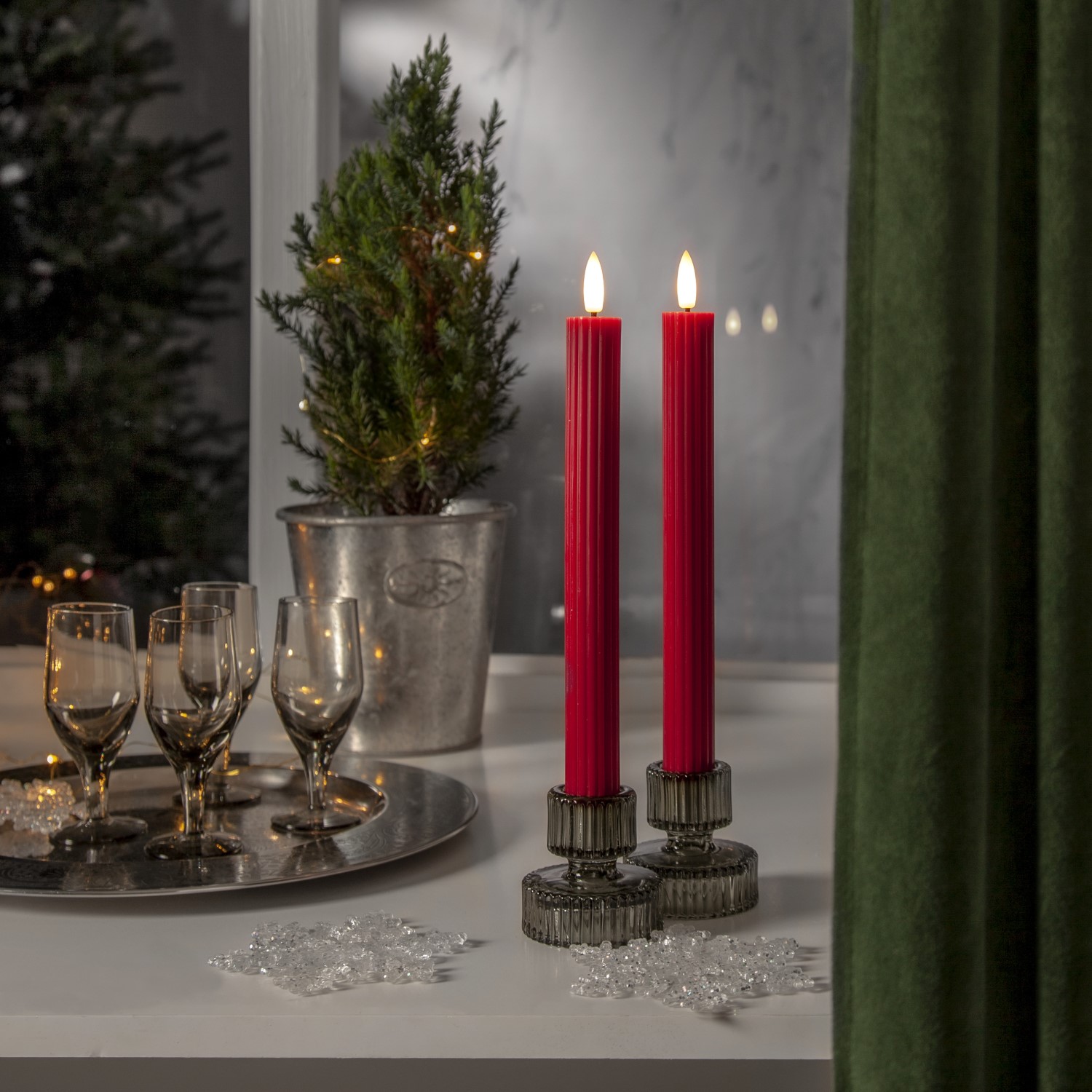 Antikljus Star Trading Flamme Stripe 2-pack
