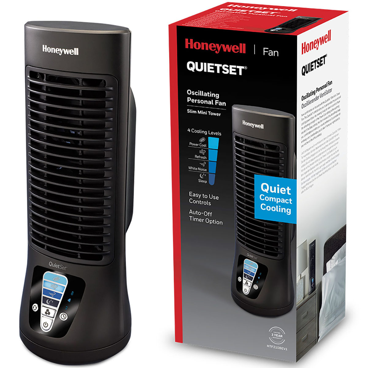 Tornfläkt Honeywell Quiet Mini HTF210BE4