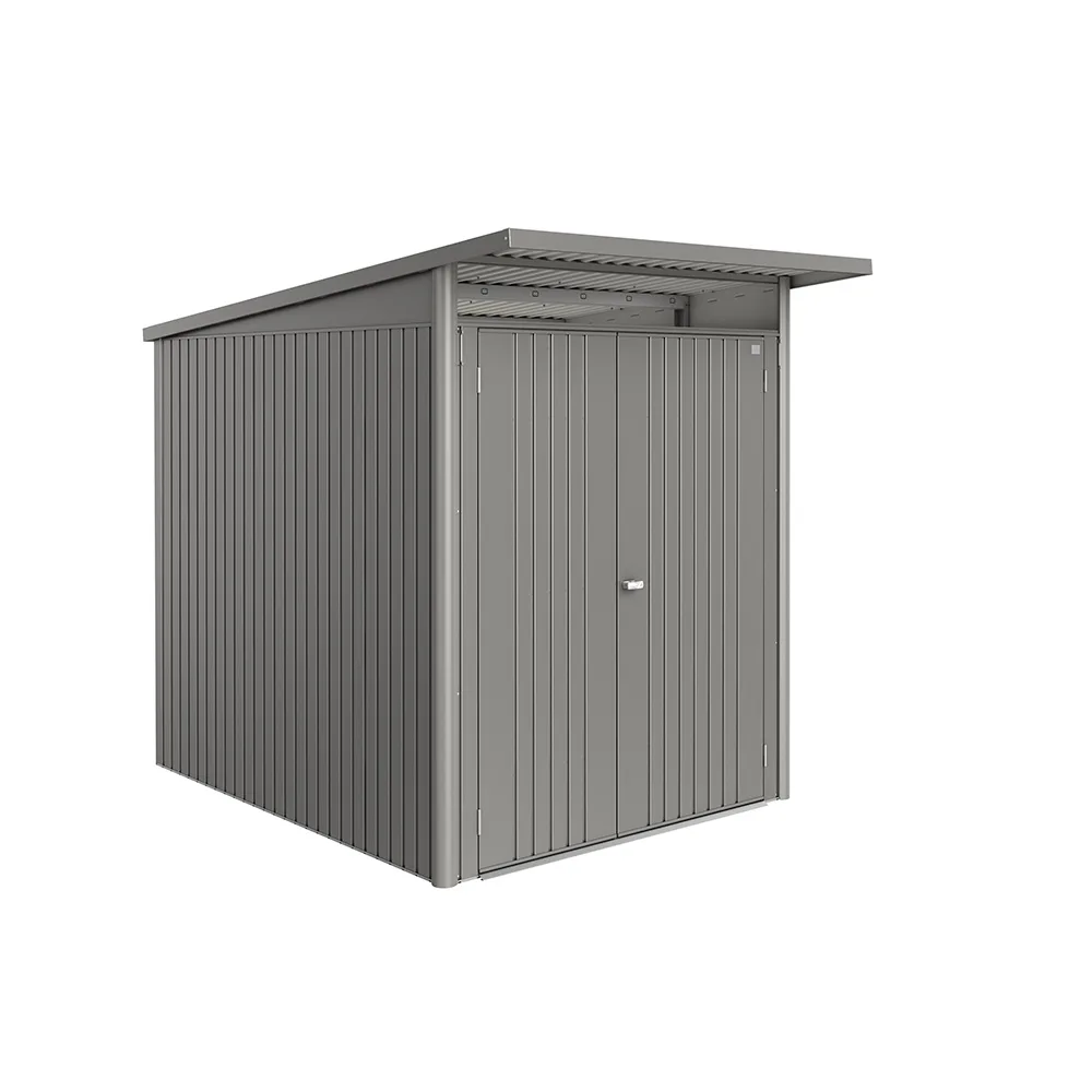 Redskapsbod Biohort Avantgarde Eco A2 Metallic Kvartsgrå Dubbeldörr