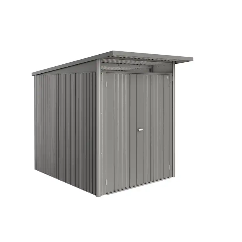Redskapsbod Biohort Avantgarde Eco A2 Metallic Kvartsgrå Dubbeldörr