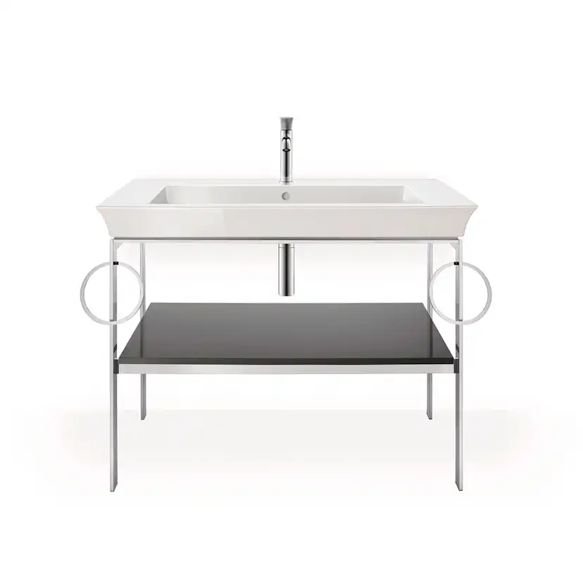 Tvättställ Vit Högblank 1055 mm 1055x490 mm, Hål för Blandare: Ja