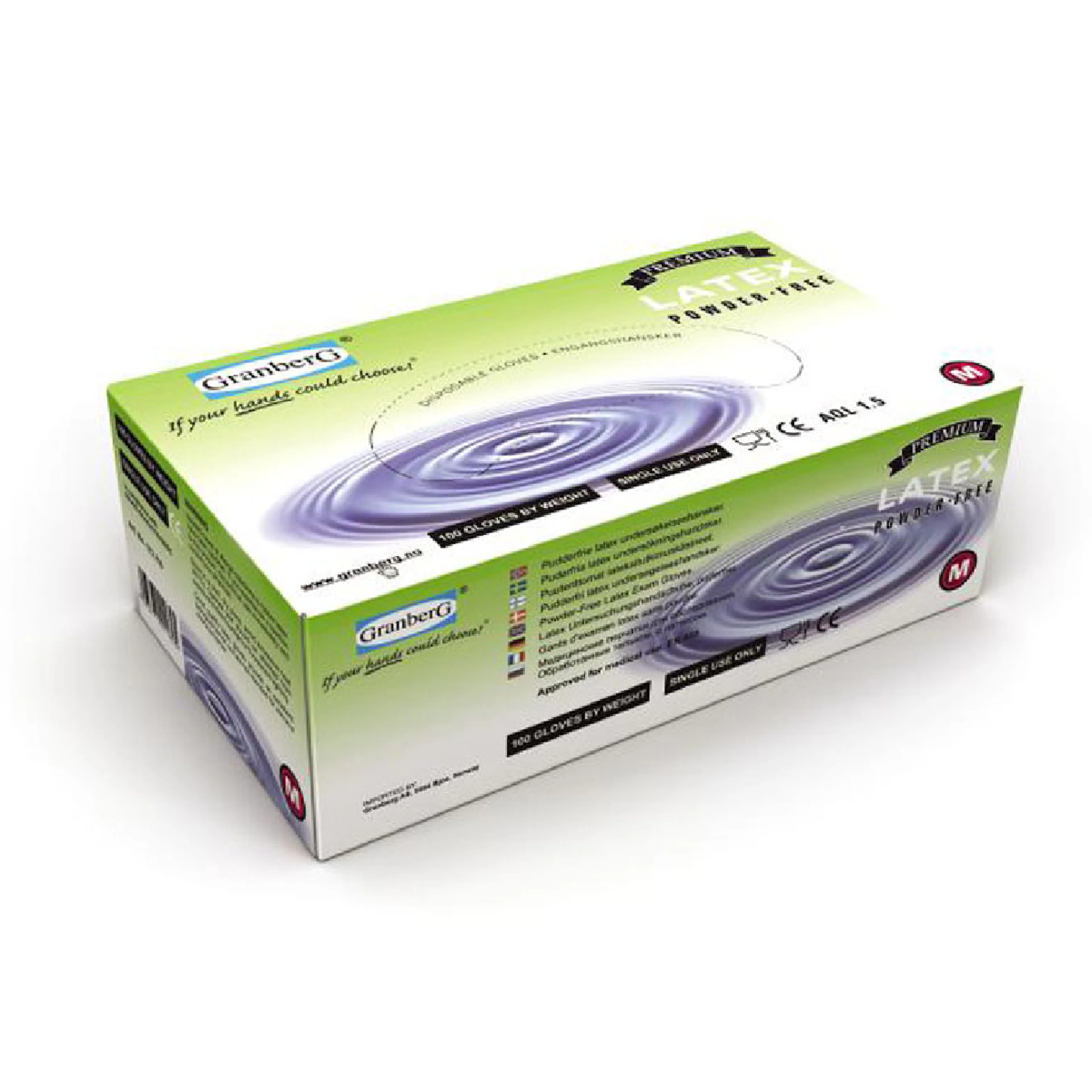 Latexhandske Tebo Engångshandske 100-Pack