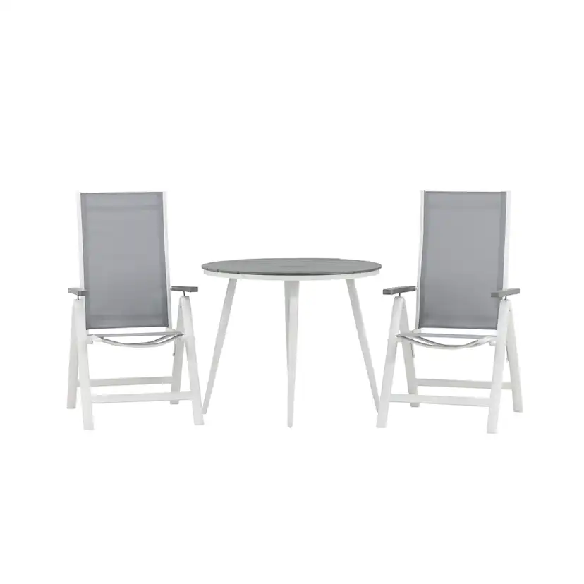 Cafégrupp Venture Home Break Ø90 cm med 2 Albany Stolar