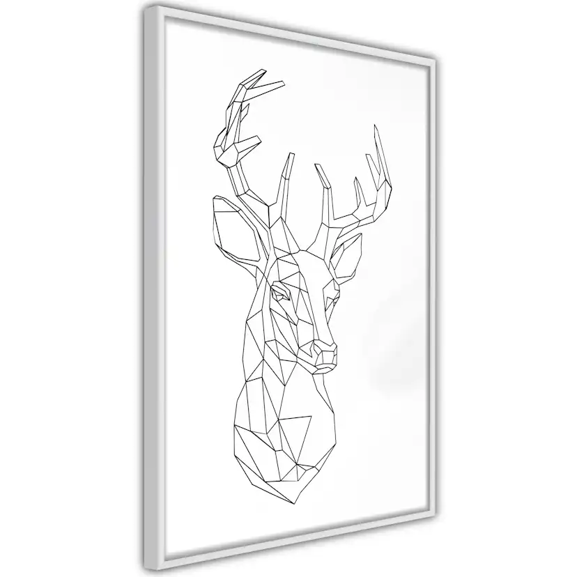 Poster Artgeist Affisch Geometric Deer