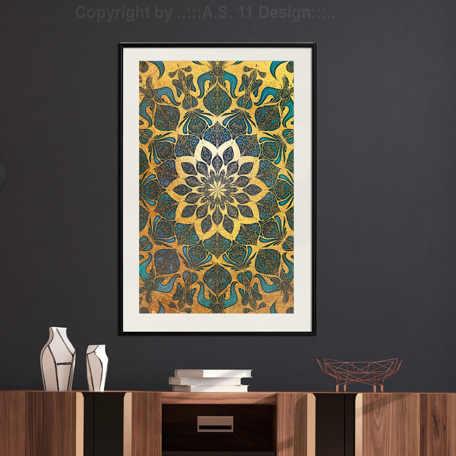 Poster Artgeist Affisch Gold of India