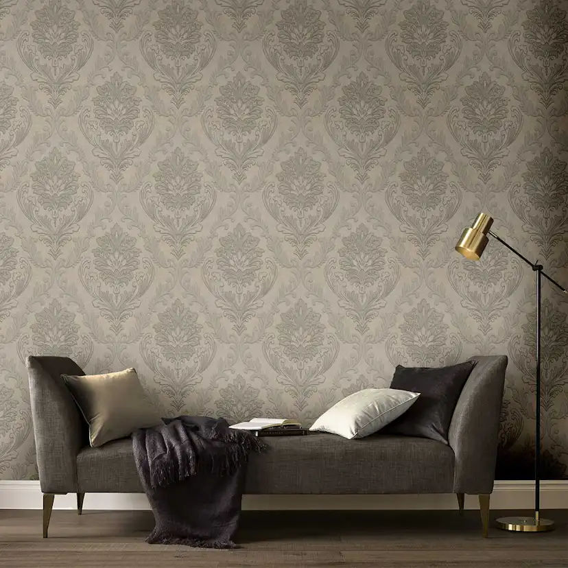 Tapet Boutique Metallic Effekt Damask 104776