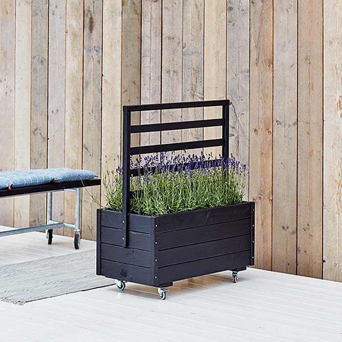 Blomlåda PLUS med Spalje