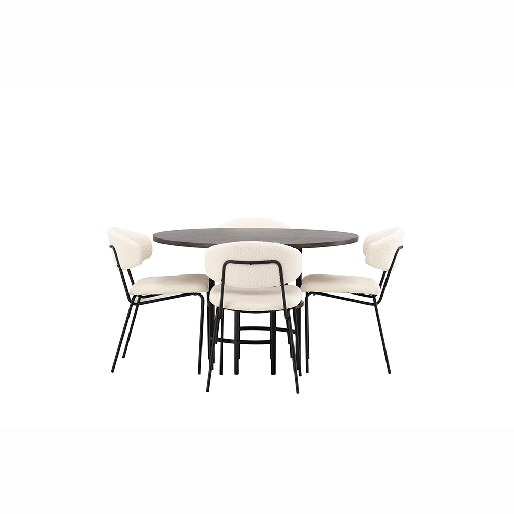 Matgrupp Venture Home Copenhagen med 4 Chico Stolar