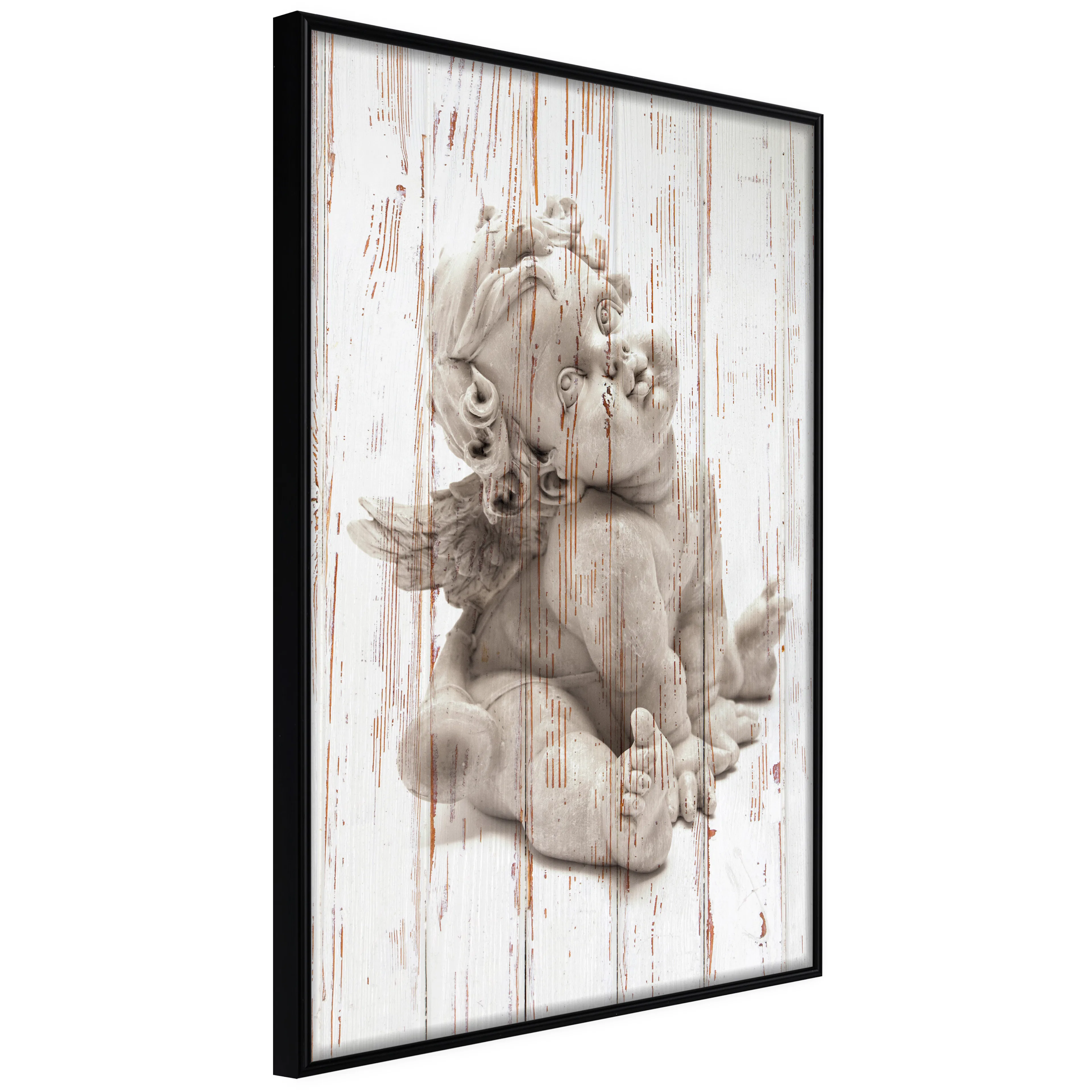 Affisch - Pensive Cupid [Poster] 40x60 Svart ram, 40x60 cm