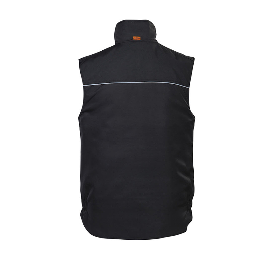 7356 Vinterväst, 3XL, Svart Storlek: 3XL