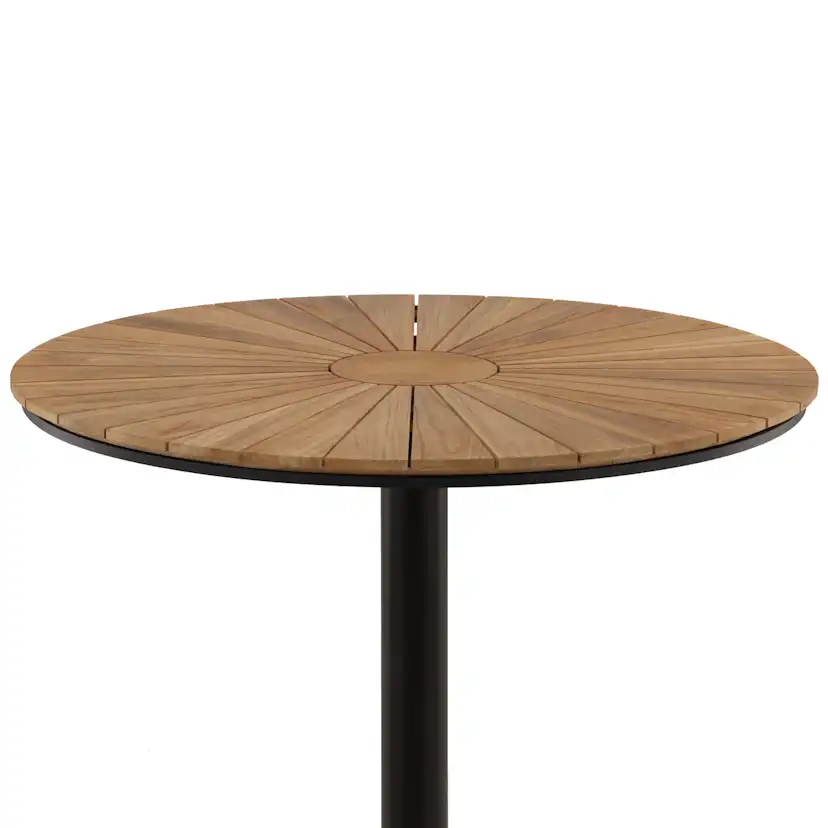 Matbord Venture Home Croft Runt Utomhusbord med Skiva i Teak Ø120 cm