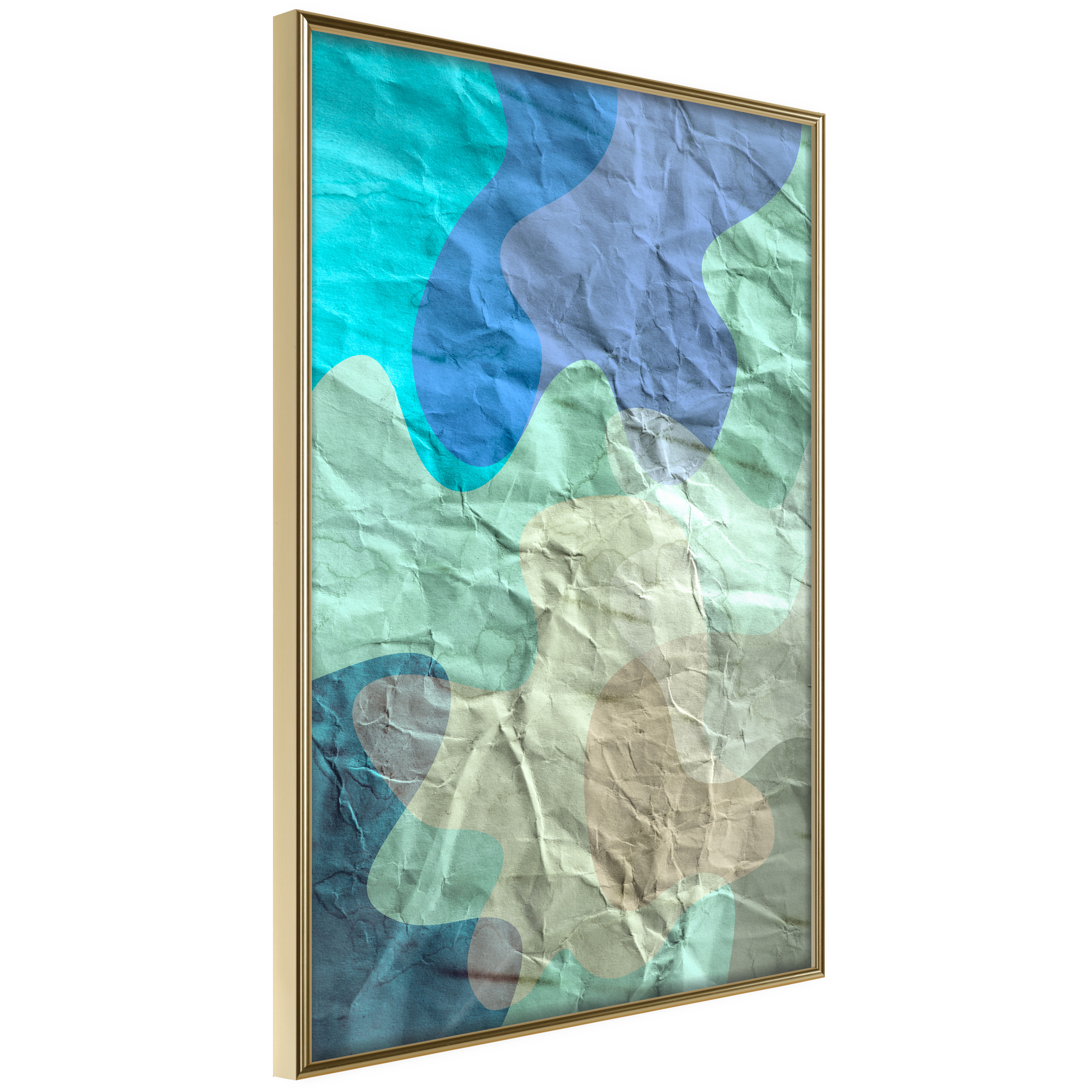 Affisch - Colours of Lake [Poster] 20x30 Guld ram, 20x30 cm