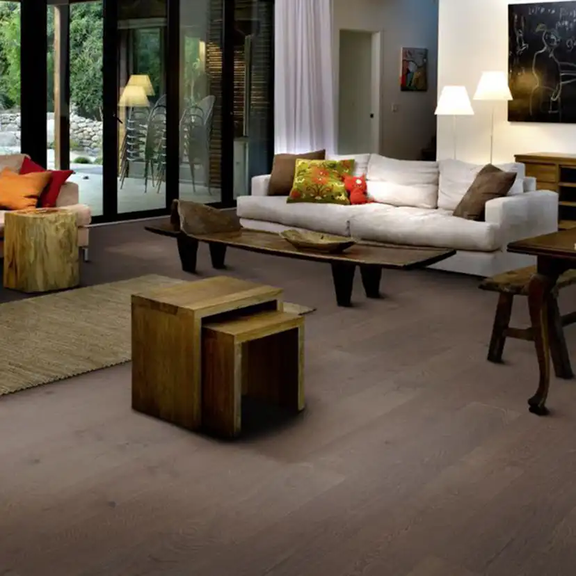 Parkettgolv Kährs Beyond Retro Charcoal Light Ultramatt Lack Ek 1-Stav