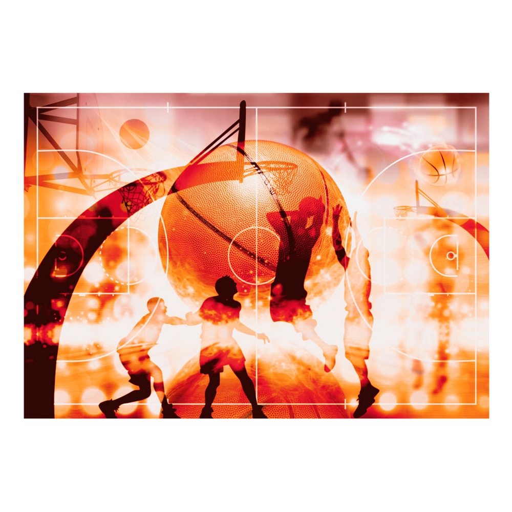 Självhäftande fototapet - My Sport: Basketball 196x140 Storlek: 196x140 cm