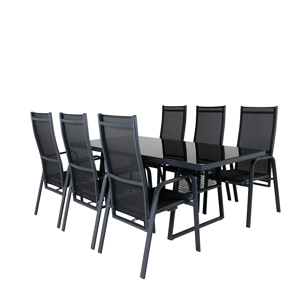 Spisegruppe Venture Home Douglas med 6 Copacabana Spisestoler