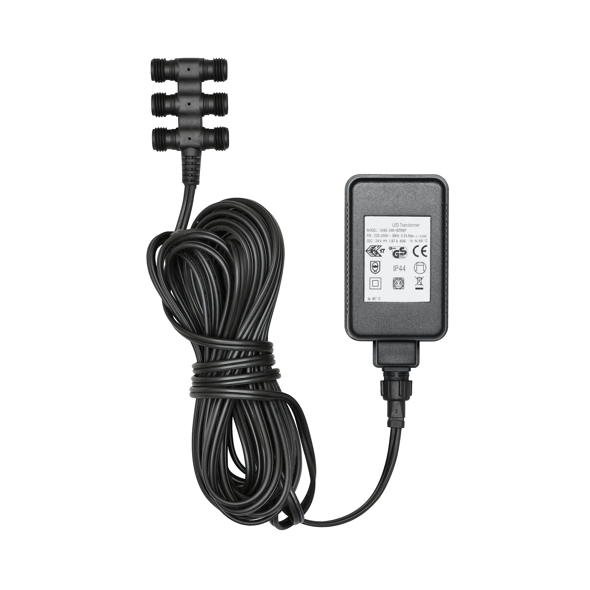 Startkabel Gnosjö Konstsmide Amalfi 12V/48VA med Trafo 6 Uttag