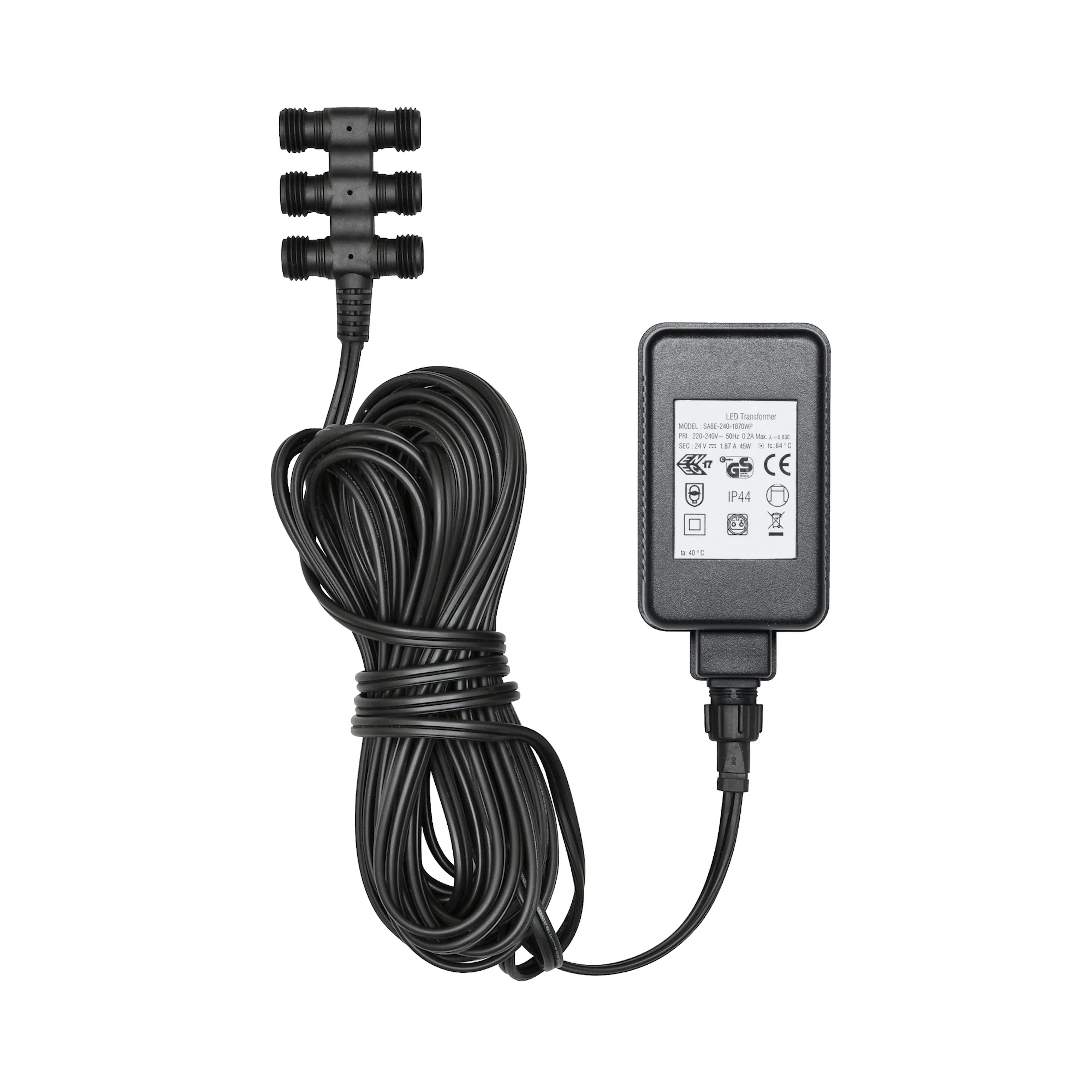 Startkabel Gnosjö Konstsmide Amalfi 12V/48VA med Trafo 6 Uttag