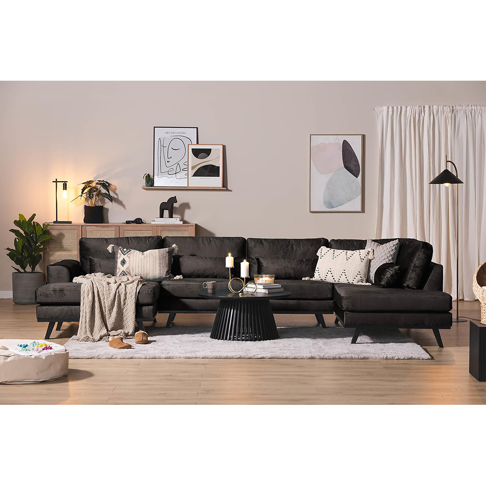 U-Soffa Scandinavian Choice Copenhagen Sammet