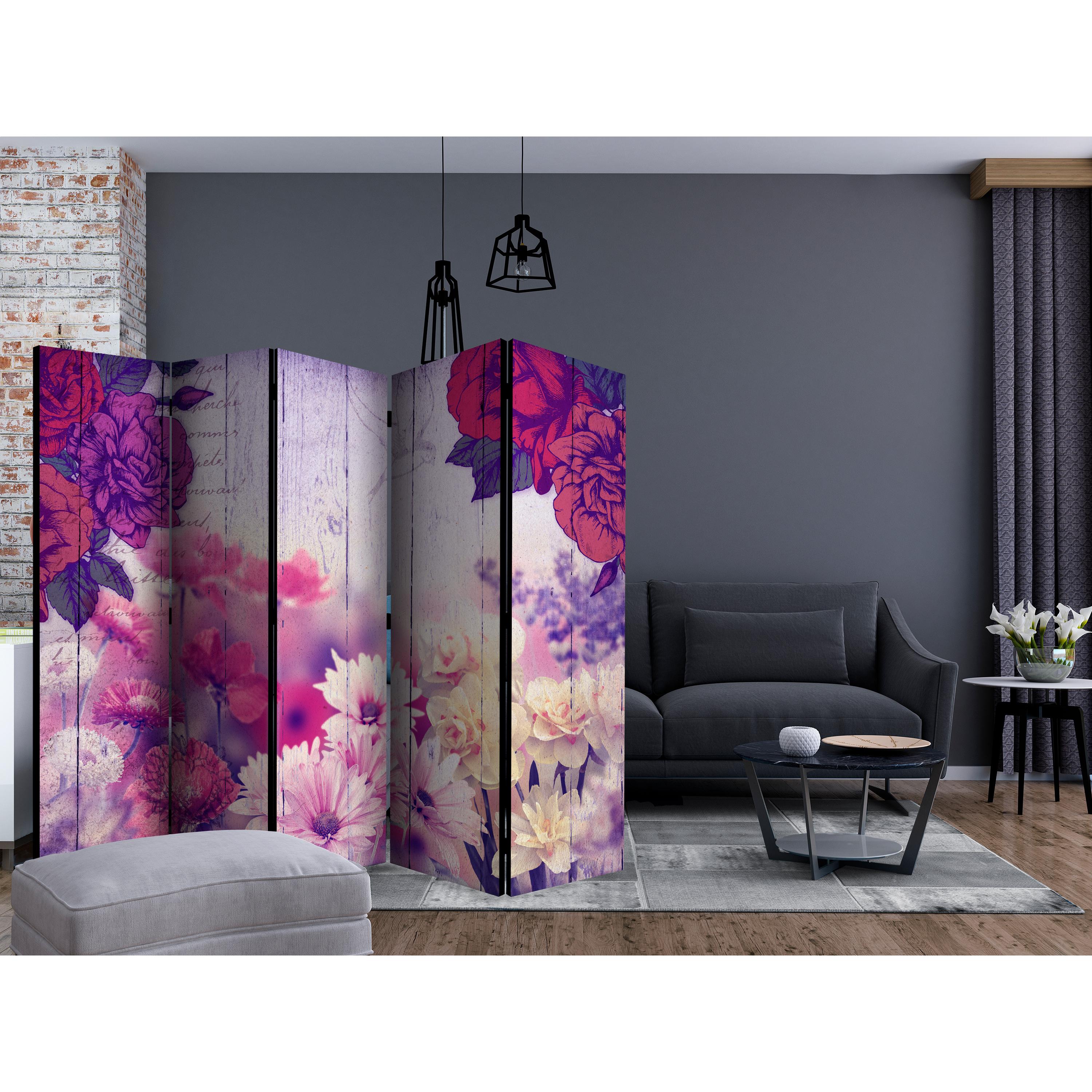 Rumsavdelare Arkiio Flowers Memories II 225x172 cm
