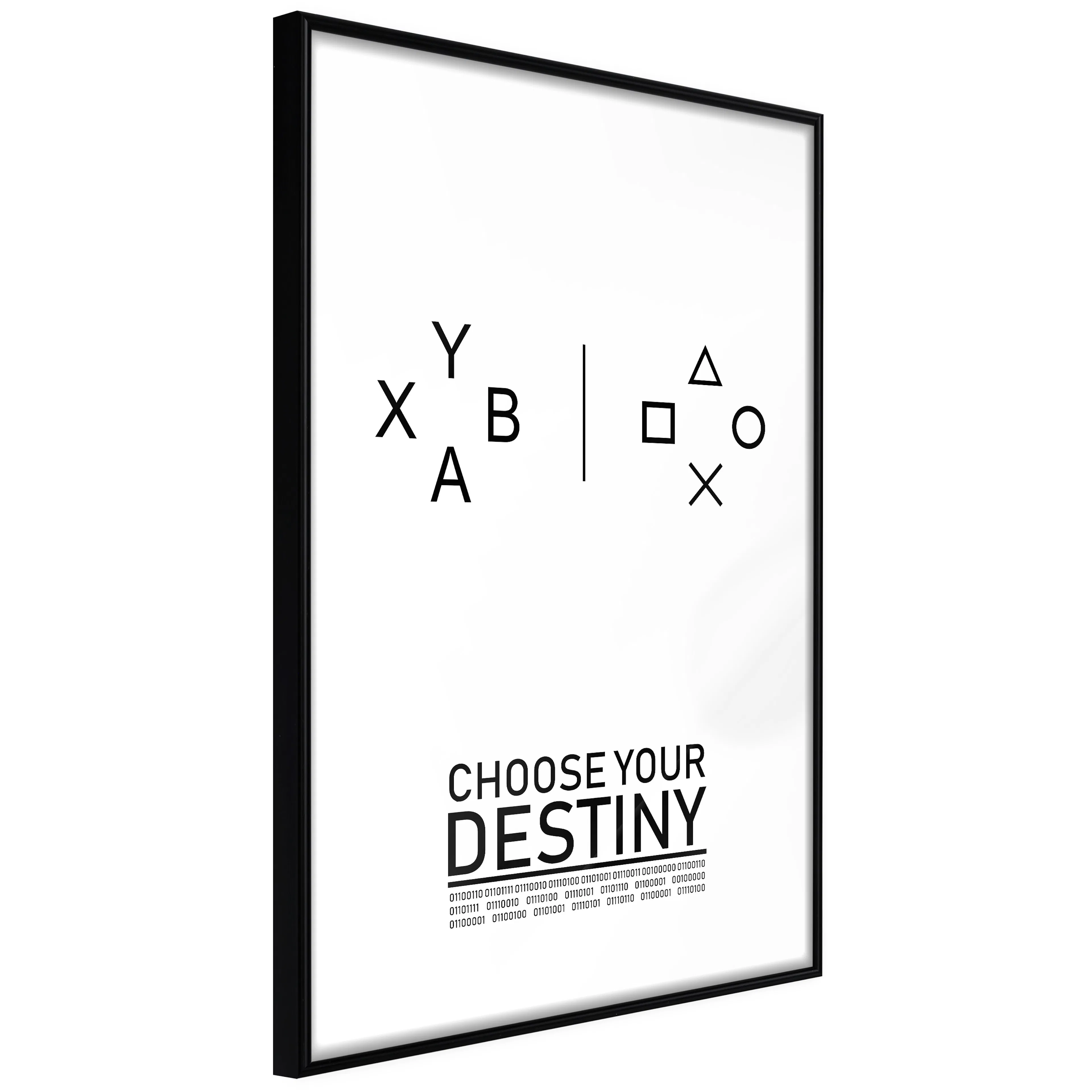 Affisch - Choose Your Destiny [Poster] 40x60 Svart ram, 40x60 cm